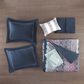 Queen Boho Comforter Set With Bed Sheets