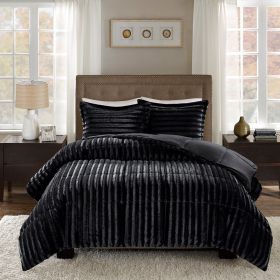 Faux Fur Comforter Mini Set
